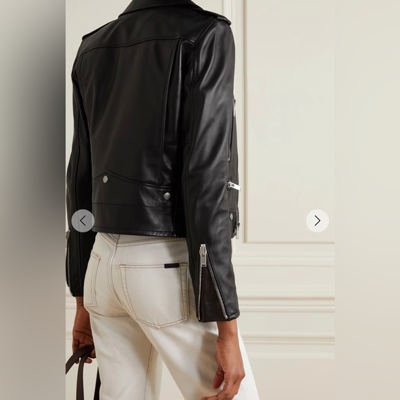 Saint Laurent authentic LAMBSKIN leather biker jacket perfect condition - Picture 4 of 7